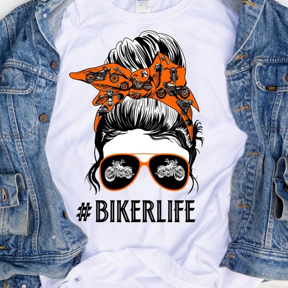 glidden Tops - Biker Girl T-Shirt